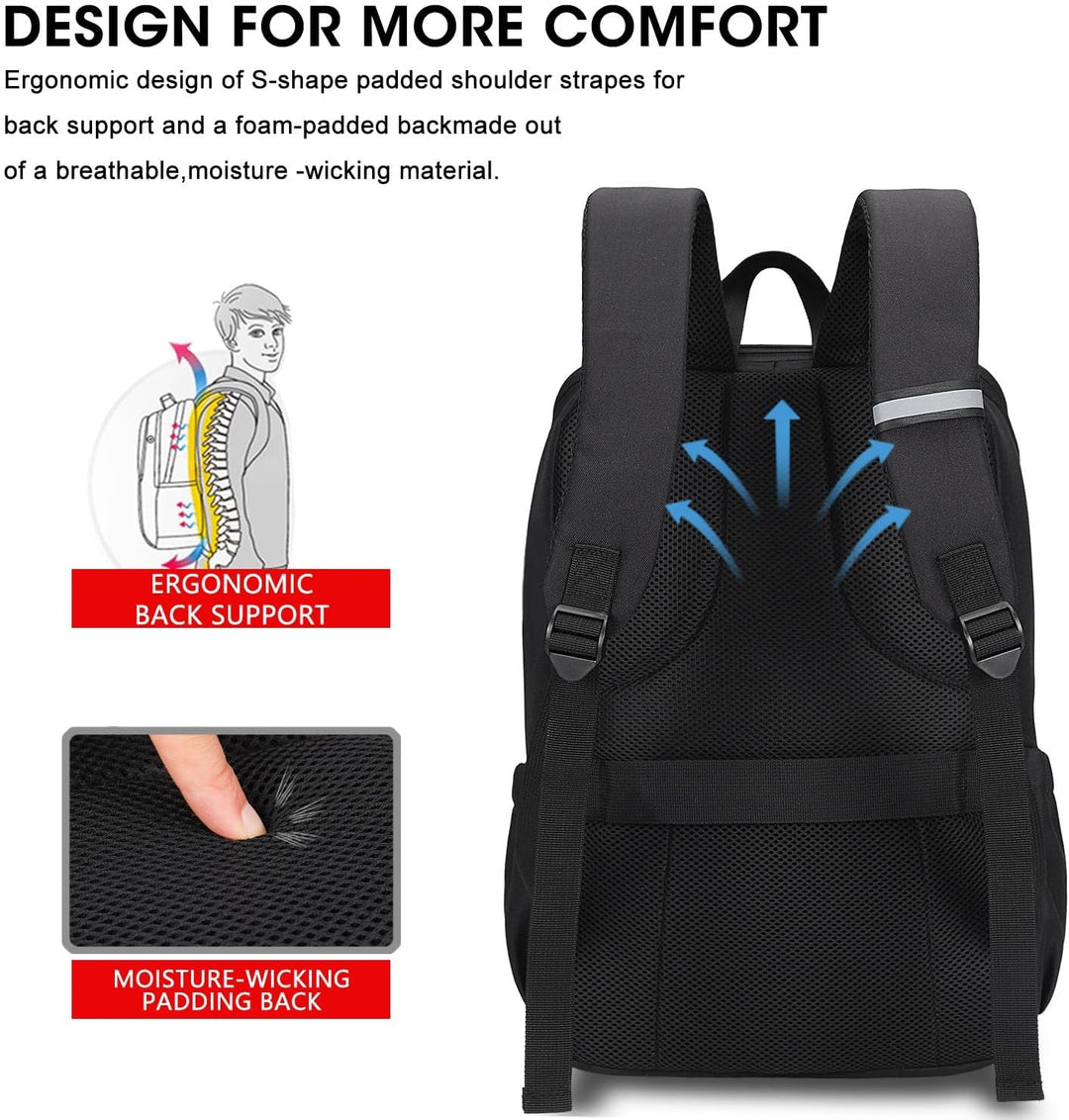 MAXTOP Mochila para computadora portátil de viaje, mochilas de nego...