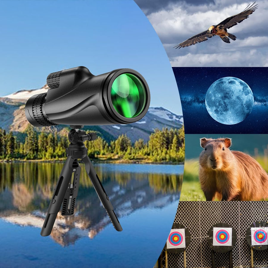 Telescopio monocular de 80 x 100 monoculares de alta