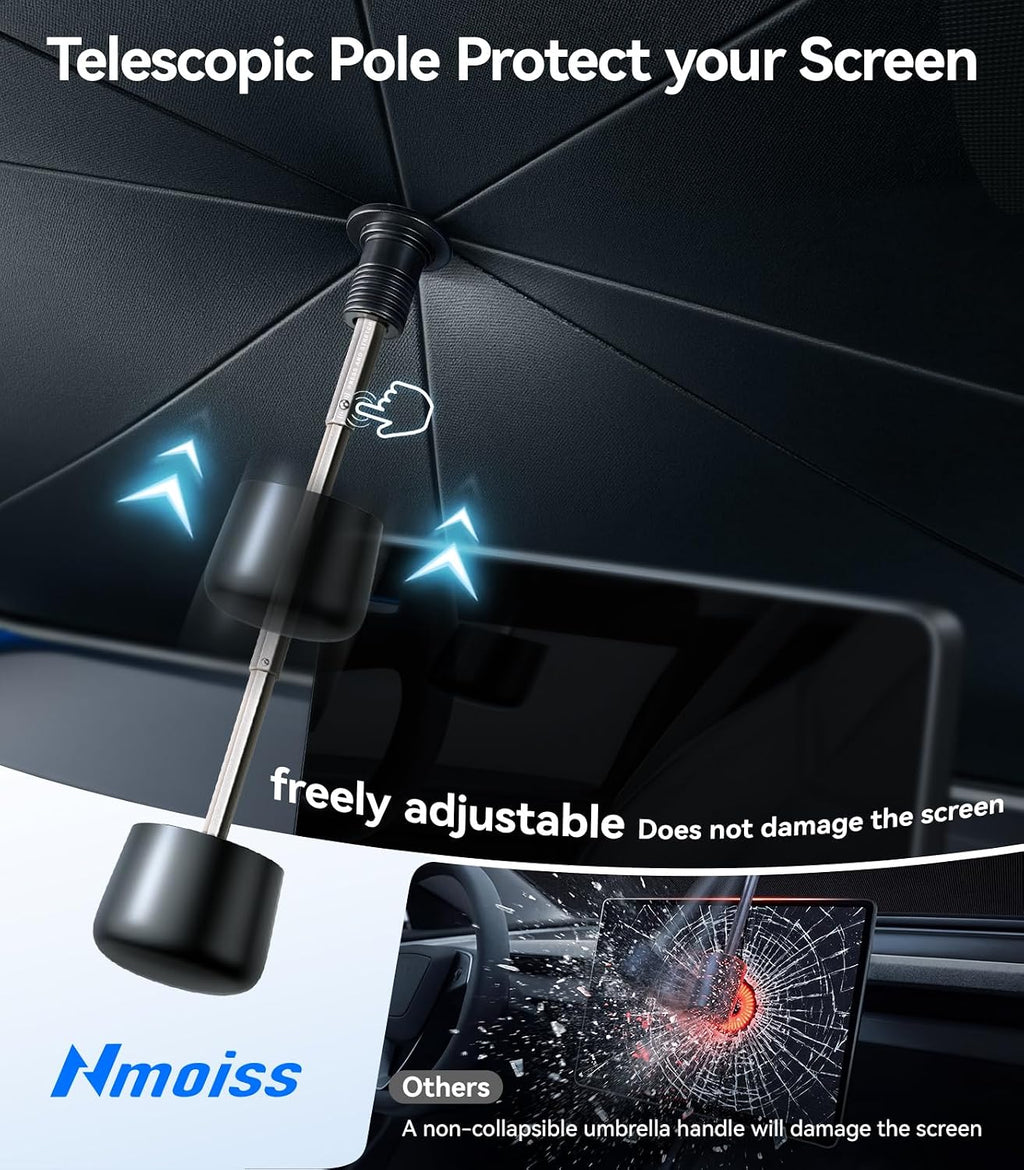 Parasol para parabrisas Nmoiss True de doble capa actualizado 2026