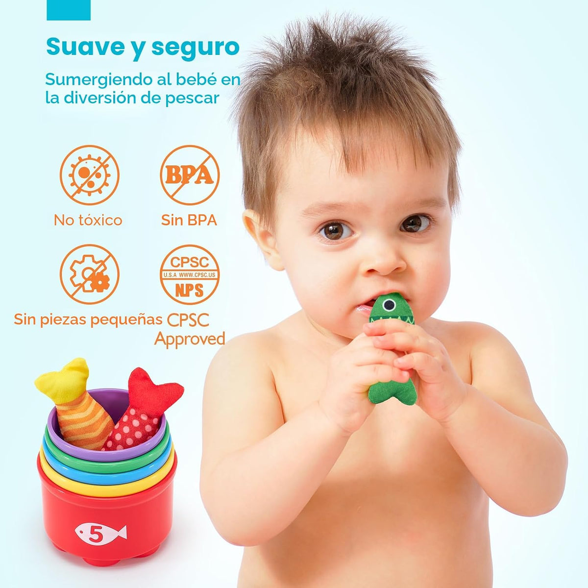 hahaland Juguetes Montessori para niño de 1 año de edad, regalo de