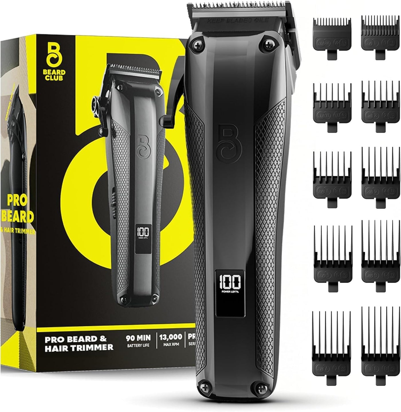The Beard Club Recortadora de Barba Pro para Hombres - Recortadora...