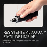 Panasonic ER-GN70-K - Recortadora de pelo de orejas y nariz para ho...