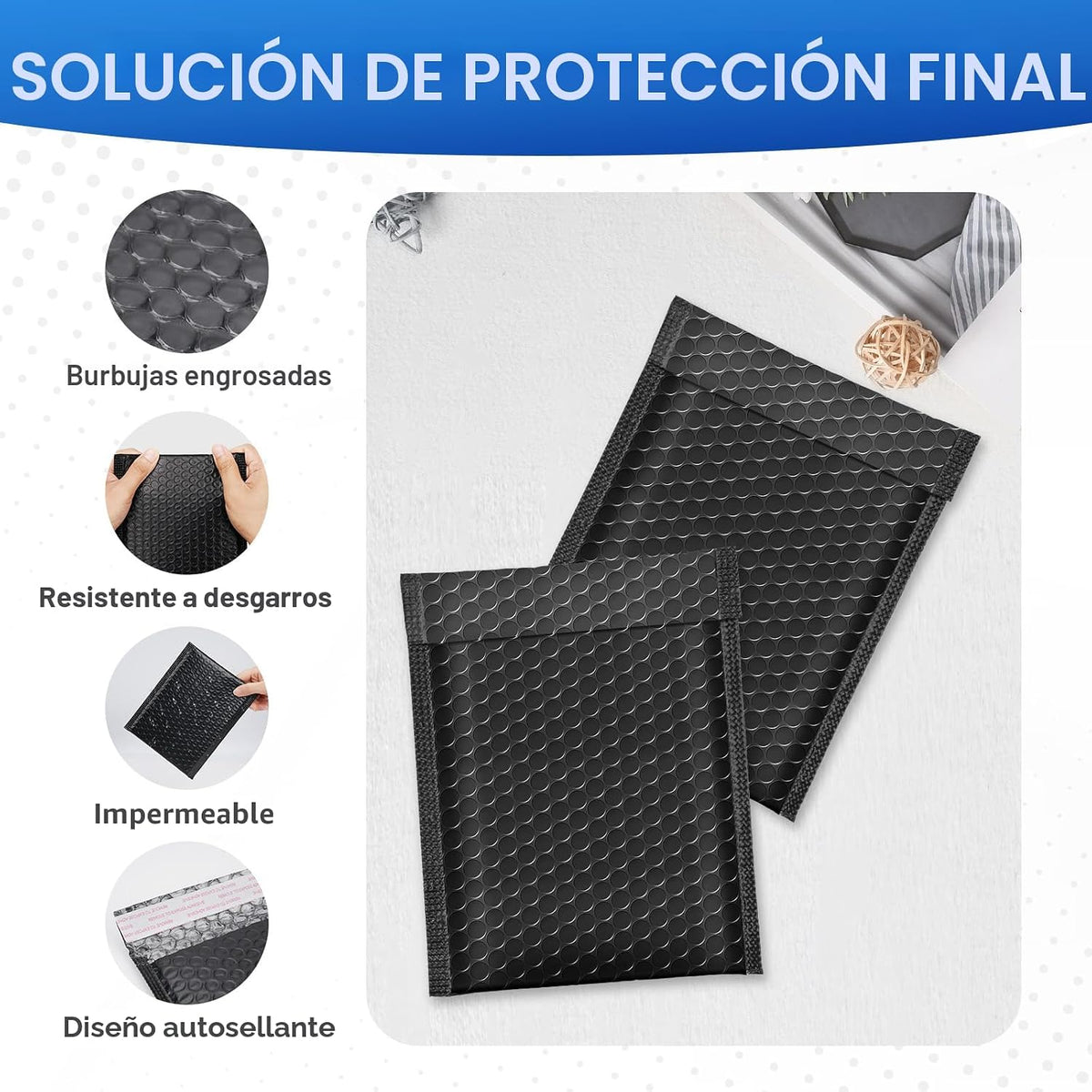 Kit de envío de tarjetas coleccionables, incluye 100 protectores de envío de tarjetas graduadas de 4 x 6 pulgadas, 50 sobres de burbujas de 6 x 8.7 pulgadas, cinta de pintor de 65.6 ft, 50