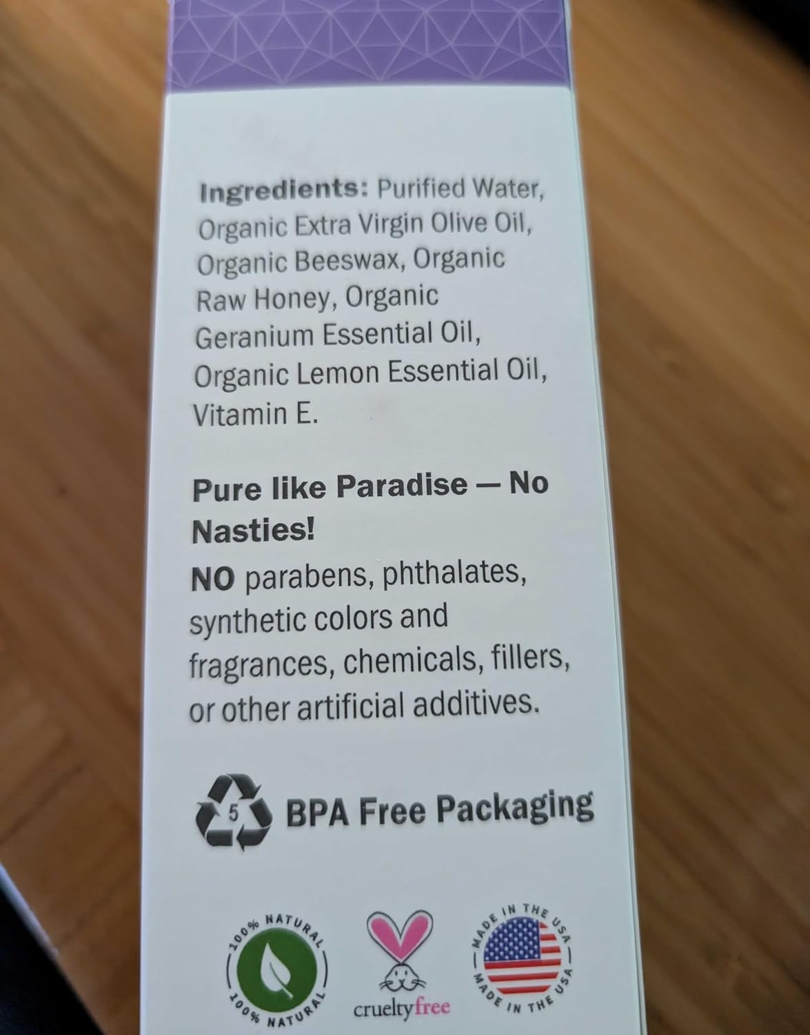 BeeFriendly Crema de noche orgánica, certificada por USDA, hidratan...