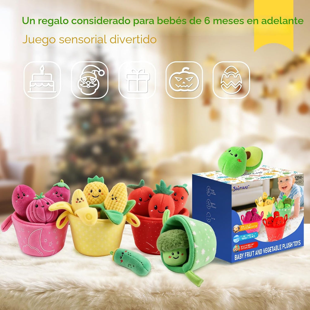 Juguetes para bebés de 6 a 12 meses, 16 piezas Montessori de