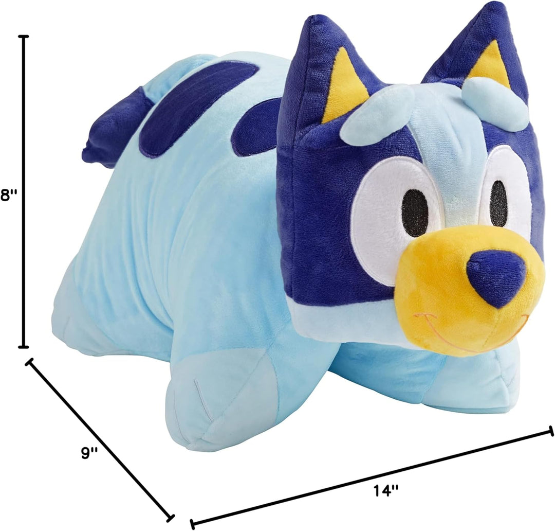 Pillow Pets Juguete de peluche de 16 pulgadas Bluey, BBC Studios pa...