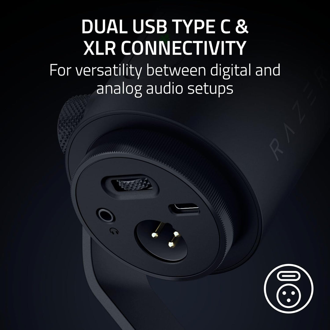 Micrófono Razer Seiren V3 Pro \u2014 Micrófono dinámico de transmis...