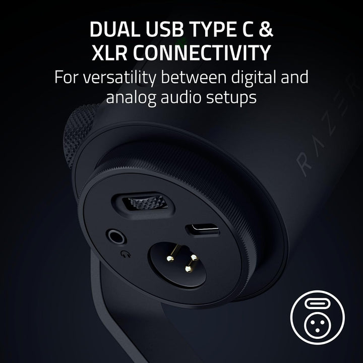Micrófono Razer Seiren V3 Pro \u2014 Micrófono dinámico de transmis...