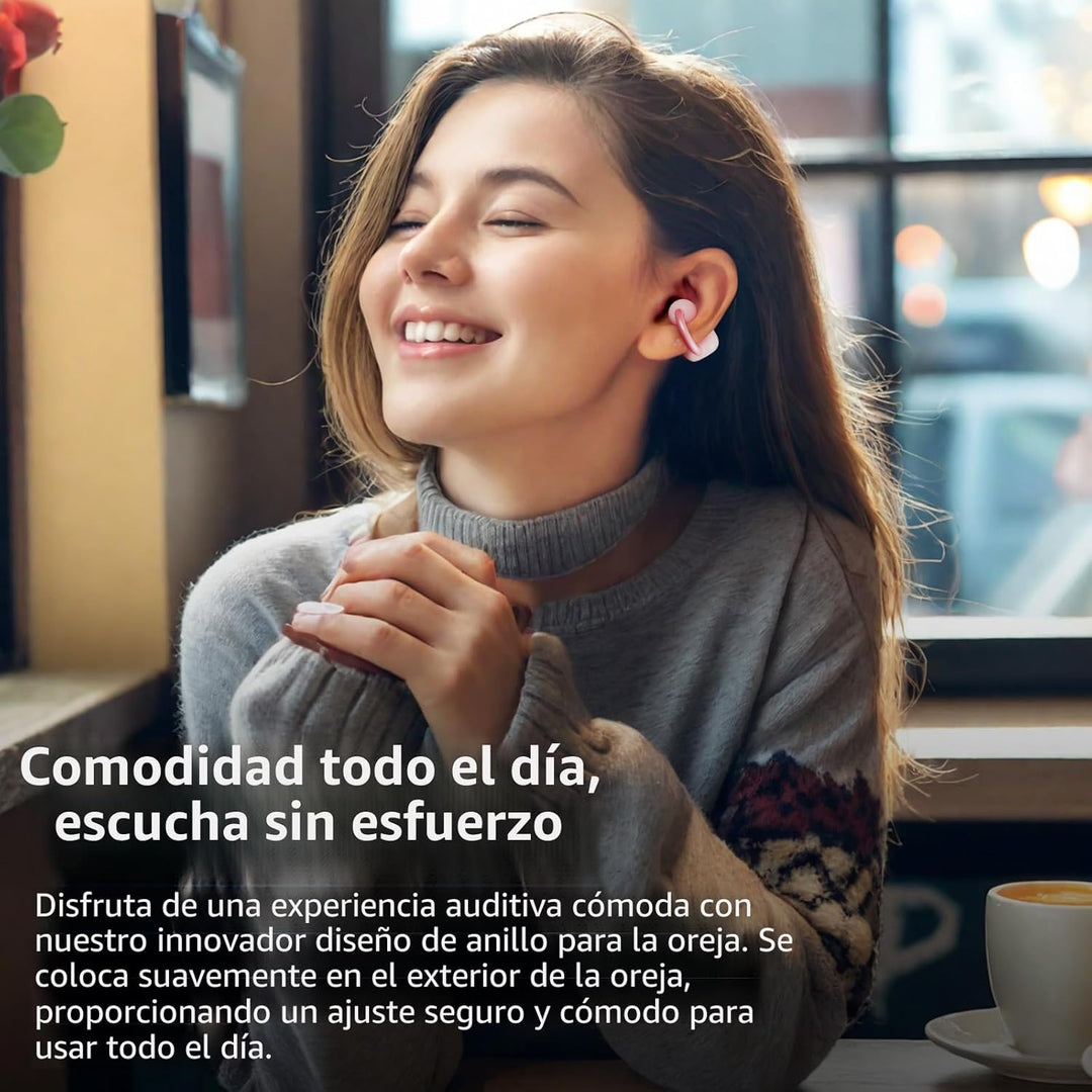 TOZO OpenEarRing - Auriculares inalámbricos con clip abierto de 40...