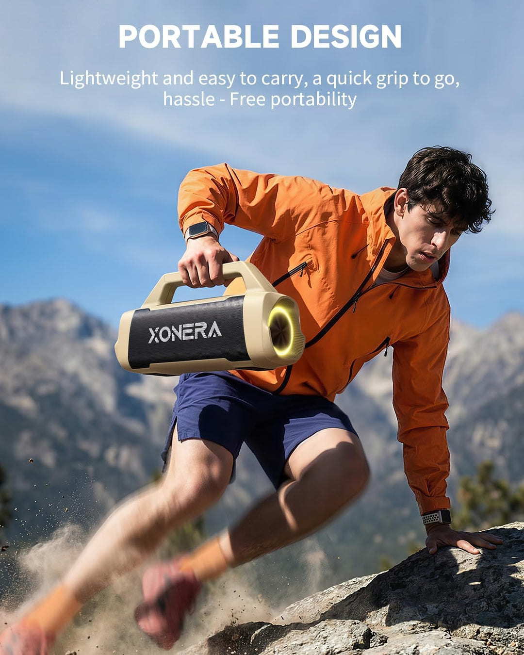 Xonera Altavoces Bluetooth inalámbricos, 80 W pico alto altavoz par...