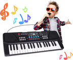 Juguetes de Piano para Niños - Teclado Musical de 37 Teclas para Niños Pequeños con Micrófono