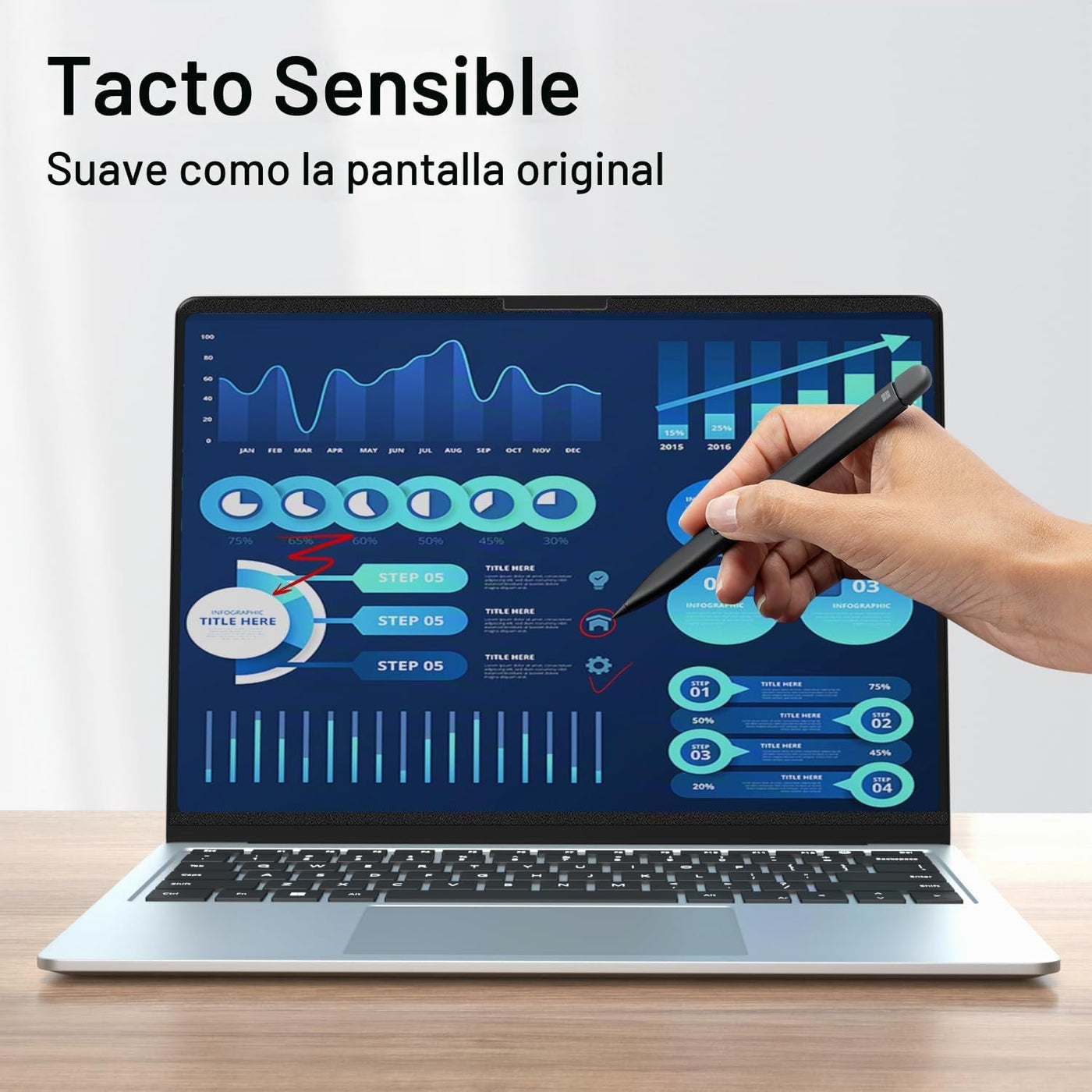 STARY Pantalla de privacidad magnética para Surface Laptop 4\/3\/2...