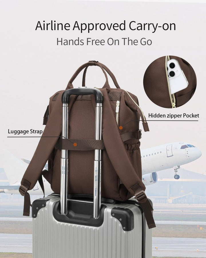 VANKANY Bolsa de libros para mujer, mochila para laptop, bolsas de...