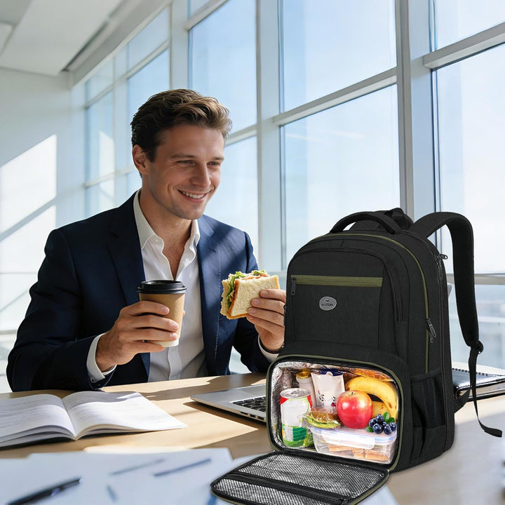 MATEIN Mochila para laptop para hombres con compartimento para el a...
