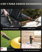 Fanttik Slim V10 APEX - Aspiradora inalámbrica para automóvil, mini aspiradora portátil 4 en 1, pantalla digital inteligente mejorada, potencia de succión de 19 kPa, 2 modos de succión para trabajos