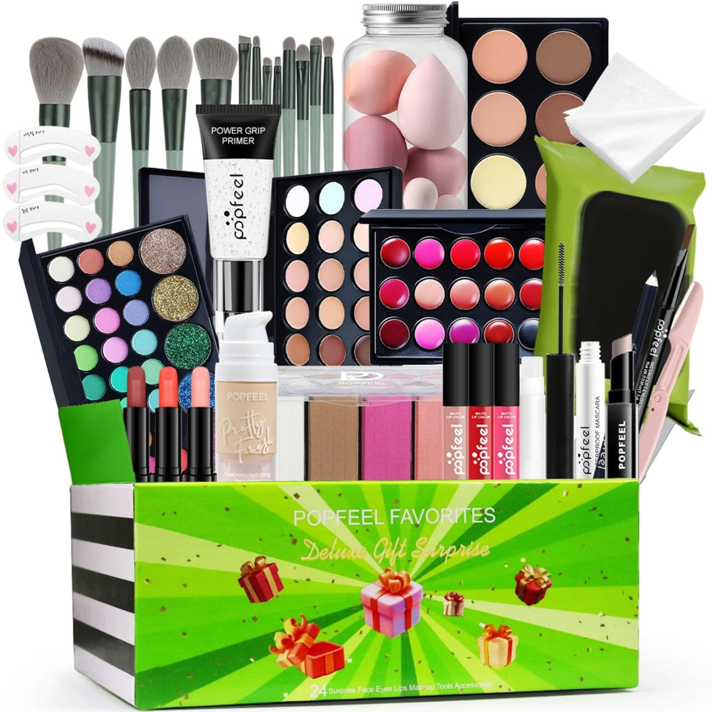 Melearch Caja de maquillaje, regalo surtido sorpresa para festivale...