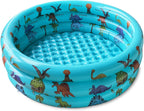 Piscina inflable de dinosaurio para bebés, piscina infantil de 48 x 12 pulgadas