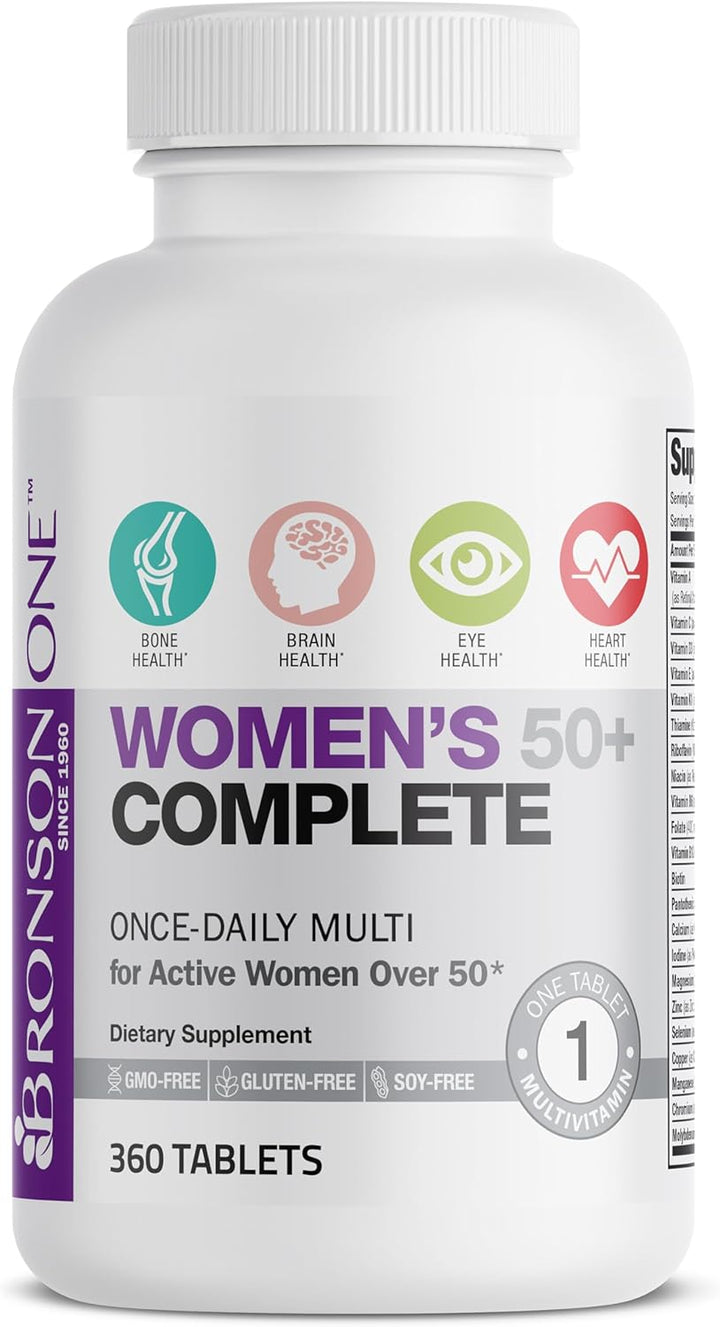 Bronson ONE Daily Multivitamínico Multimineral Completo 50+ para mu...