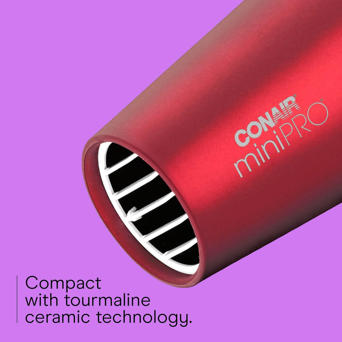 Conair MiniPro Mango plegable Turmalina cerámica Styler\/secador de...