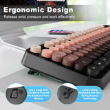 FD Combo de Teclado y Ratón Inalámbrico - 2.4G de Tamaño Completo R...