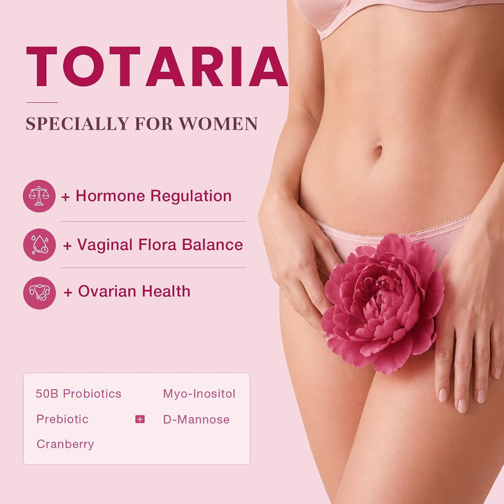 Totaria Multivitamínico para mujeres con vitamina A, B, C, D3, E, K...
