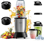 Sangcon 1000W Licuadora Personal para Smoothies, Proteínas, Hogar y Gimnasio, Plateado