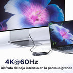 UGREEN Uno 6 en 1 USB-C Hub 10Gbps Data 4K @60Hz HDMI