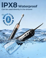 Cepillo de dientes eléctrico con hilo dental de agua para dientes,...