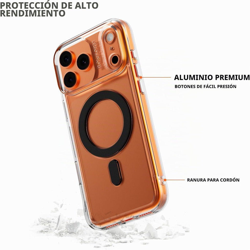 Rokform Funda delgada para iPhone 17 Pro Max, cubierta magnética
