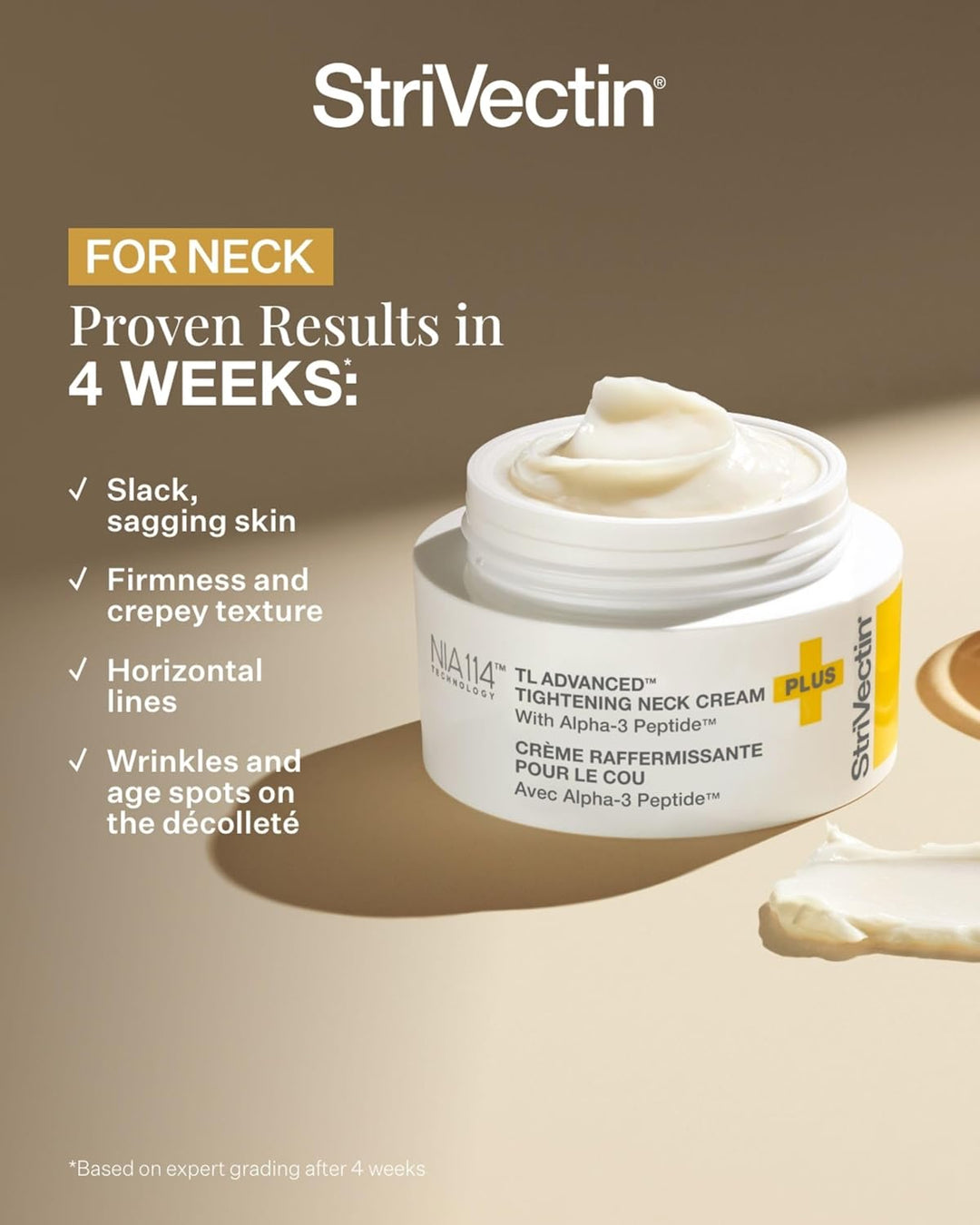StriVectin Tighten and Lift Advanced Neck Cream PLUS with Alpha-3 P...