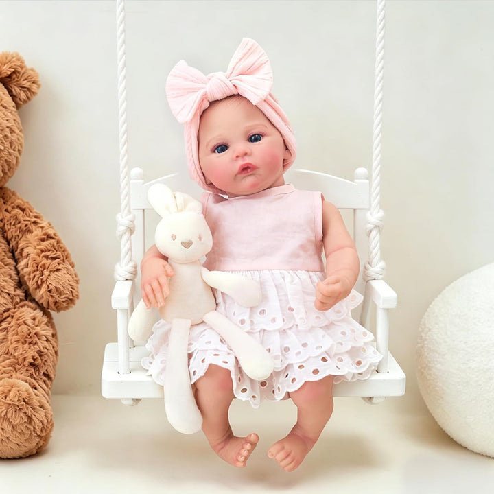 FOCKOF Muñecas realistas de bebé Reborn de 18 pulgadas, muñeca de b...