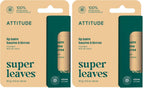 ATTITUDE Bálsamo labial sin plástico, ingredientes verificados a ba...