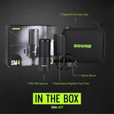 Kit de Micrófono de Grabación de Estudio Shure SM4, Micrófono de Co...