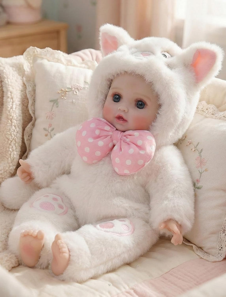 Cloveray Baby Dolls, 15 Inch Realistic Soft Body Baby Doll Real Lif...