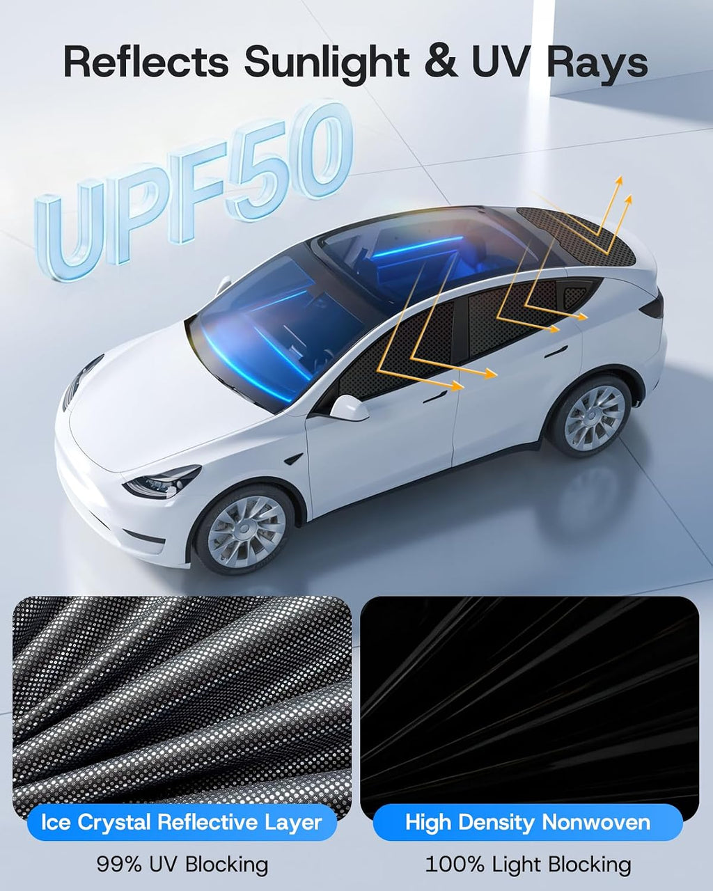 Parasoles de ventana lateral para Tesla Modelo Y Juniper 2025-2026, 7