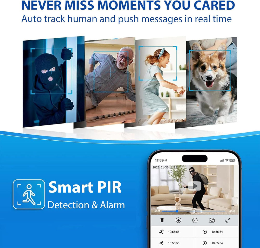 Mini cámara oculta 1080P pequeña cámara de niñera para