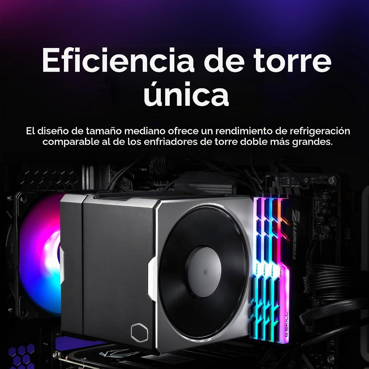 Cooler Master Hyper 612 APEX SCHP Enfriador de aire para CPU, venti...