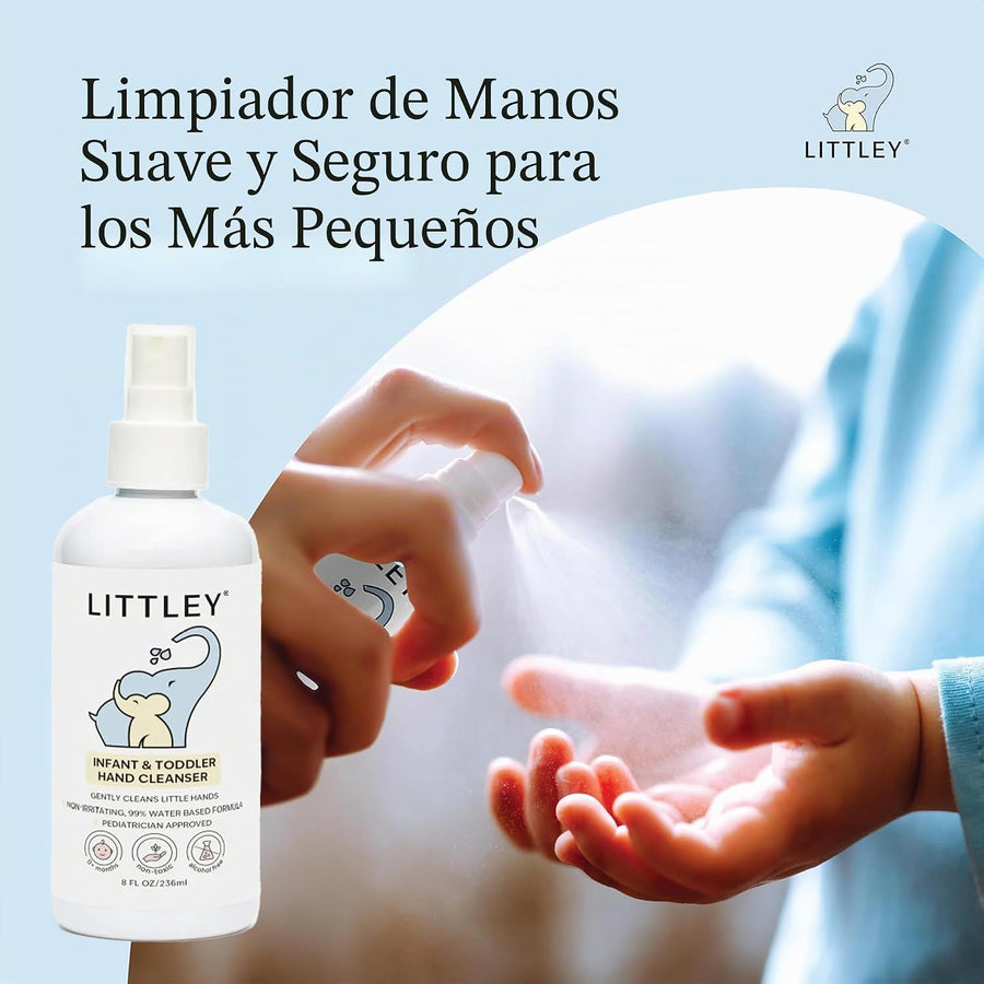Think Smarter Products Littley - Limpiador de manos para bebés y ni...