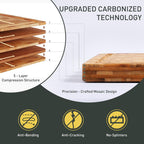 Tabla de cortar de bambú Tablas de cortar de madera de madera de 16 '' para cortar la cocina