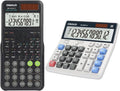 Calculadora de escritorio Contabilidad Pantalla extra grande Botones grandes Calculadora científica 401 Función Batería solar para estudiantes universitarios de oficina, escuela