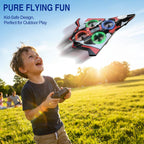 Avión de espuma Rc Planes con luces LED, avión de control remoto, avión de combate para niños y adultos de 8 a 16 años, 360 °F, rollo de acrobacias, drones para niños de 8 a 12 años, regalos