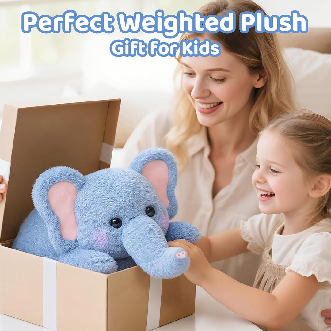 Mewaii Animales de Peluche Ponderados con Almohadilla Calentable Mi...