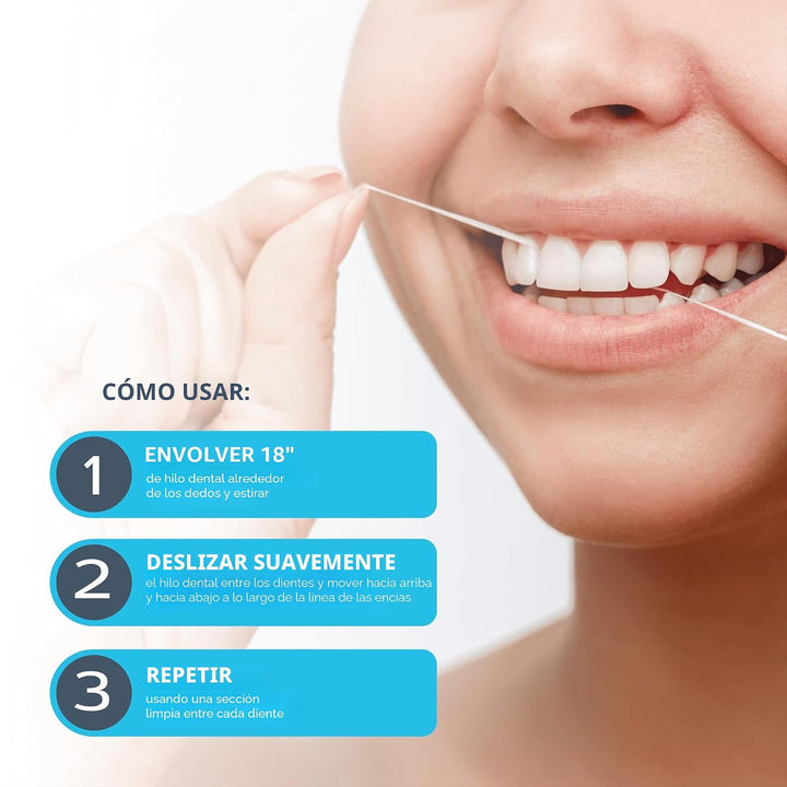 DrTung's Smart Floss, 30 yardas, hilo dental \u2013 Los colores...