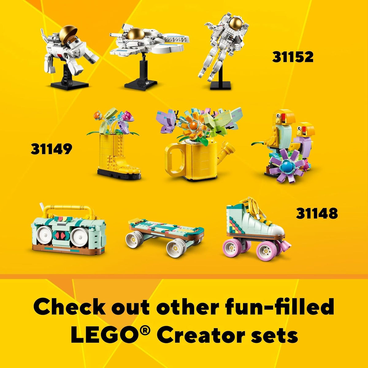 Lego Creator 31147 - Juguete de cámara retro 3 en 1 se