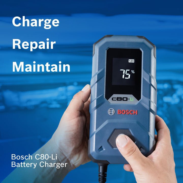 Bosch C80-Li: Cargador de Batería de Próxima Generación de 15A 6V\/...