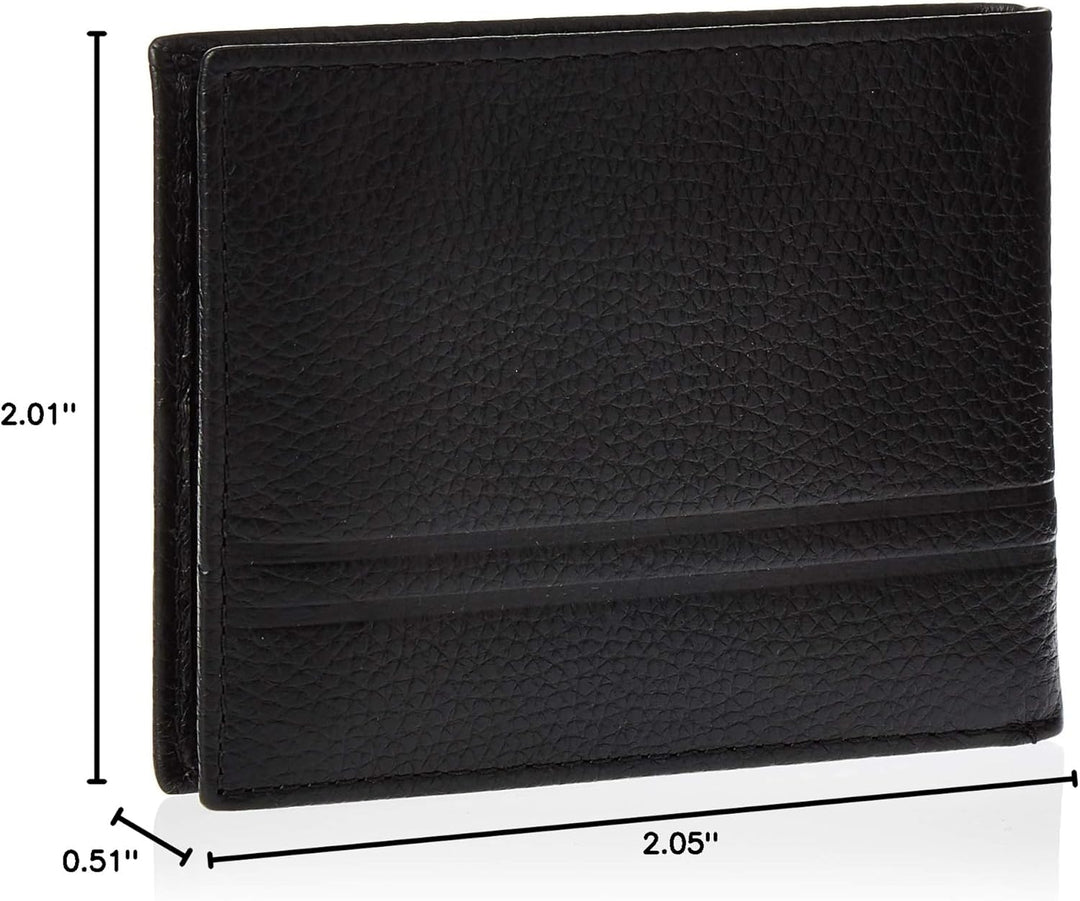 Fossil Billetera plegable de cuero para hombre | Bifold