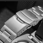 ADDIESDIVE Relojes de cuarzo para buceo, zafiro sintético, 200 M, impermeable, bisel de cerámica, luminoso, de acero inoxidable, reloj grande para hombre