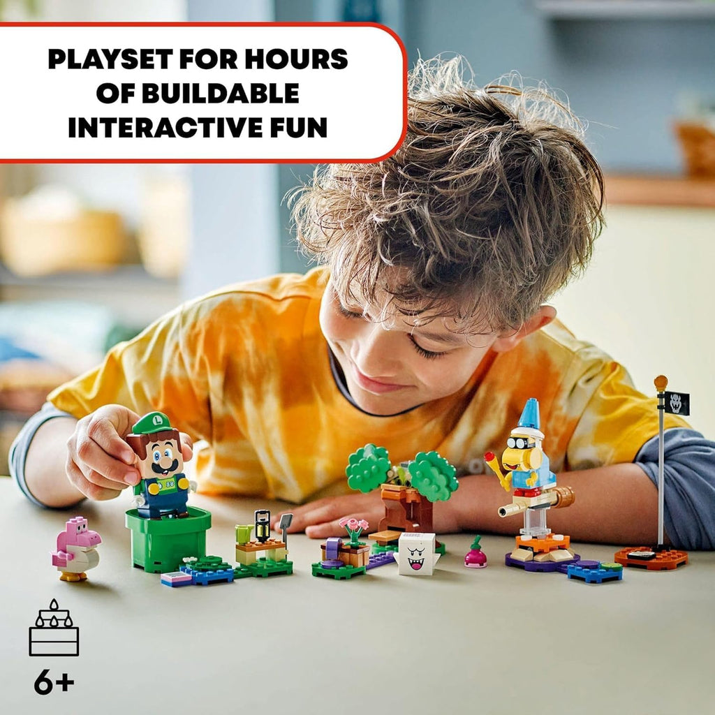LEGO Super Mario Super Mario Adventures con juguete interactivo Luigi – Juguetes de construcción para niños, niños y niñas, a partir de 6 años – Idea de regalo de cumpleaños de Nintendo con 4 figuras