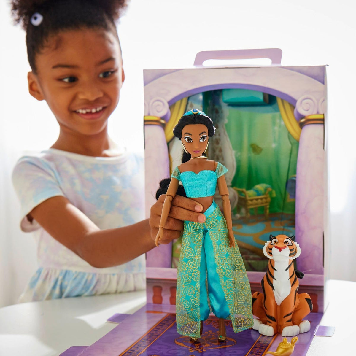 Disney Store Muñeca oficial de Jasmine Story, de 11 pulgadas, inclu...
