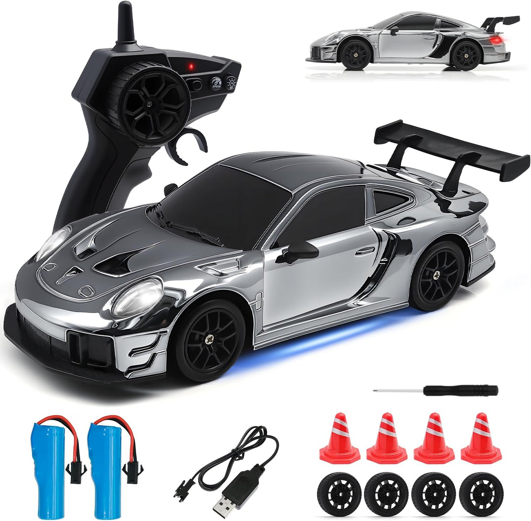 Aka Supaku Coche de deriva a control remoto, 1:24 4WD, vehículo con...